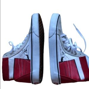 Vans X Peanuts Collaboration Hi-Tops Unisex M5 W6.5